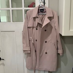 Express Womens Mauve Peacoat, size L